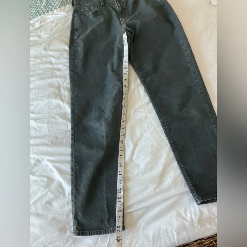 AMERICAN EAGLE Grey Corduroy High Rise Pants Size 0 - Picture 11 of 14